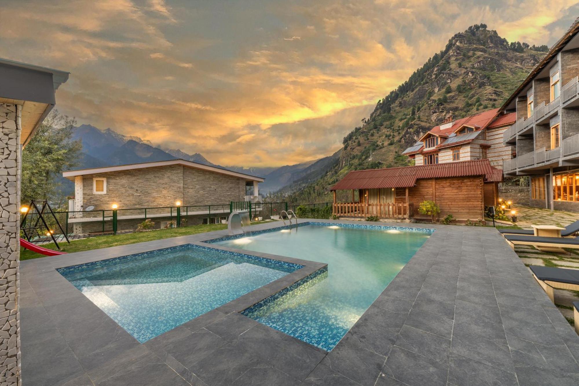 Отель Echor Himalayan Heights Manali Экстерьер фото